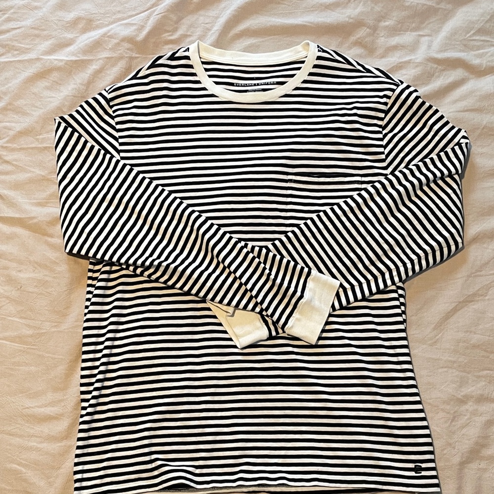 Everlane Organic Cotton Striped Top